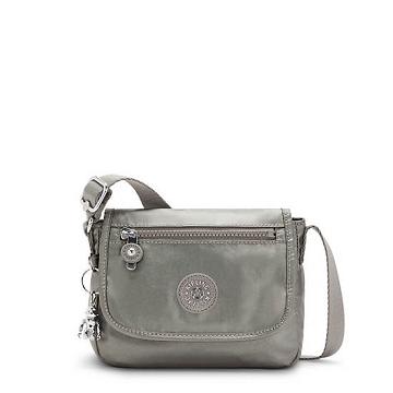 Kipling Sabian Metallic Crossbody Mini Táska Szürke | HU 1347EB